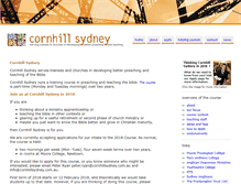 Tablet Screenshot of cornhillsydney.com.au